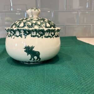 Cute “Moose Country” covered sugar bowl.